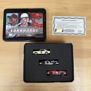 The Legendary Earnhardt Racing Family 1:64 Scale 3 Car Set Limited Edition Tin